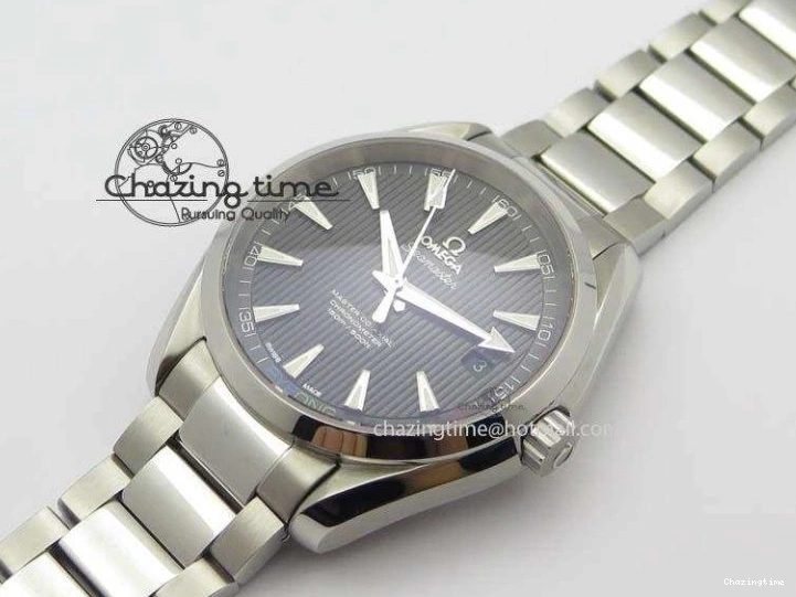 0303 Versatile Aqua Terra ‘PyeongChang 2018’ JHF Best Edition Black Dial On SS Bracelet A 8204